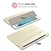 MoKo Case Fit iPad Pro 9.7 - Slim Lightweight Smart Shell Stand Cover with Translucent Frosted Back Protector Fit Apple iPad Pro 9.7 Inch 2016 Release Tablet, Gold (with Auto Wake/Sleep)