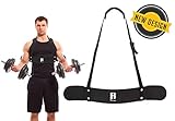 Arm Blaster For Biceps Support - Arm Blaster Bicep Curl with Thick Gauge Aluminum - Add-On To Your Gym Supplies For Biceps Isolator or Preacher Curl - Bicep Curl Bar For Bodybuilders and Weightlifters