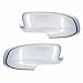 E-Autogrilles Triple Chrome Plated ABS Mirror Cover with Puddle Light Cutout for 10-16 Ford Taurus (65-0318)