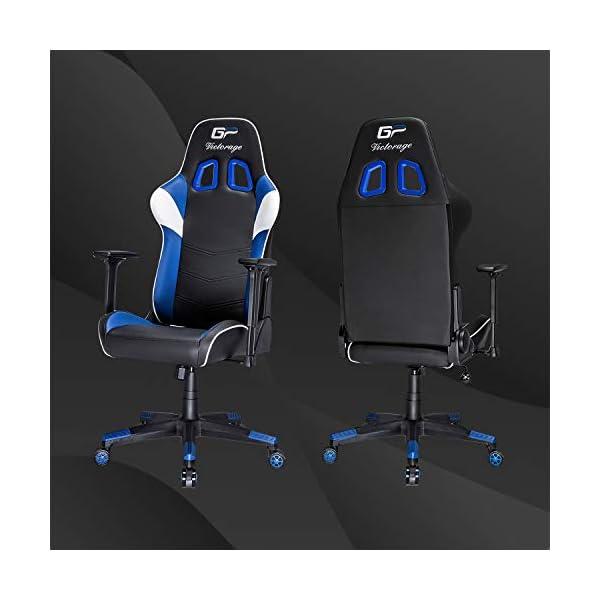 Victorage Computer Gaming Chair Ergonomic Office Chair Reclining Racing Chair With Lumbar Support Adjustable Stool Swivel Rolling Computer Chair Rocking Function All Round Electronics