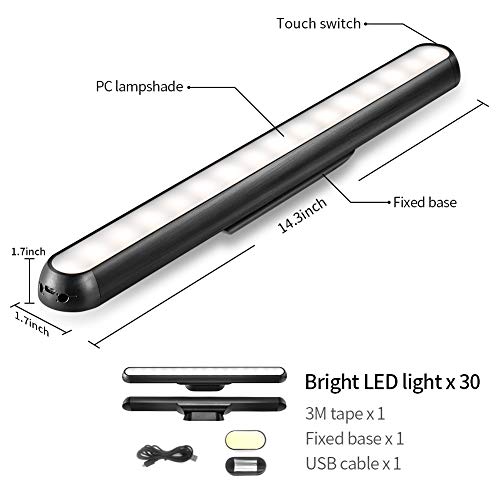 LED Closet Light, Under Cabinet Light Closet Lights Battery Operated, Wireless and Rechargeable for Stairs, Wardrobe, Kitchen, Hallway