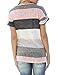 eshion Women V-neck Casual Long Sleeve T-shirt Blouse Tees Tops (XL, Gray)