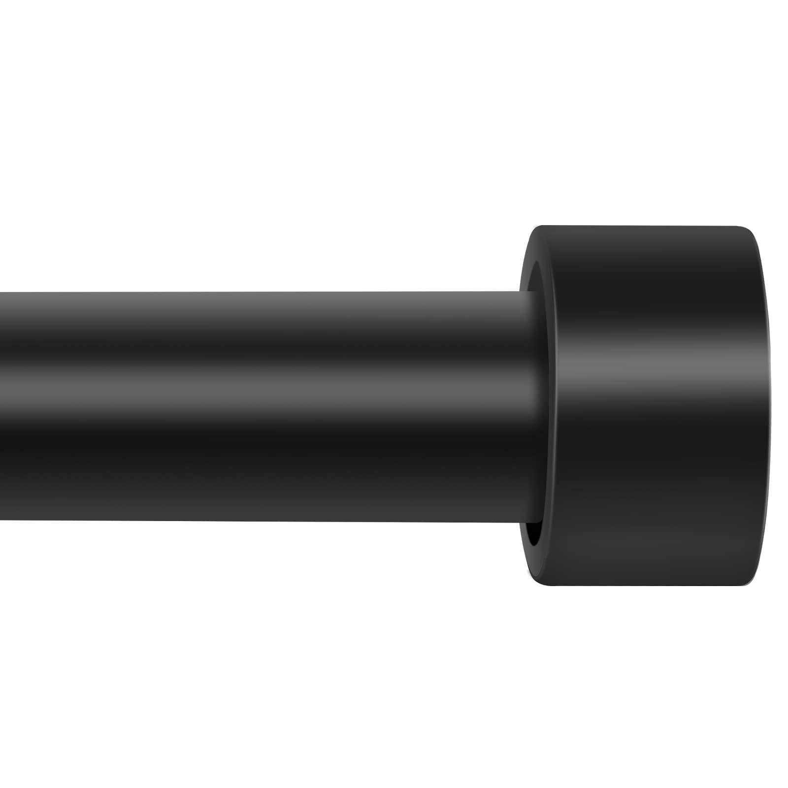 Photo 1 of Extra Long Curtain Rods for Windows 120" to 240", 1 Inch Matte Black Drapery Rod For Bedroom Living Room Divider Adjustable Heavy Duty Outdoor Curtain Rod for Patio Cap Finials