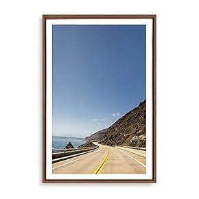 Framed Canvas Wall Art for Living Room, Bedroom Highway Canvas Prints for Modern Home Decoration Ready to Hang - 16"x24" inches