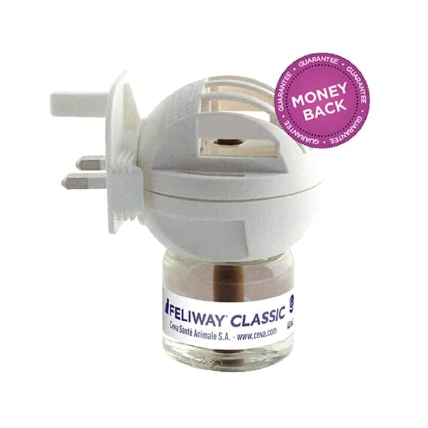 Feliway-Classic-30-Day-Starter-Kit-Diffuser-and-Refill-48ml FELIWAY Classic 30 day starter kit. Diffuser and Refill. Comforts cats and helps solve helps solve behavioural issues…