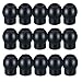 BBTO 36 Pieces Replacement Ear Tips for Stethoscopes, Universal Soft-sealing Earbuds(Black)
