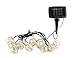 Moonrays 91130 Solar Powered LED Buoy String Lights, White