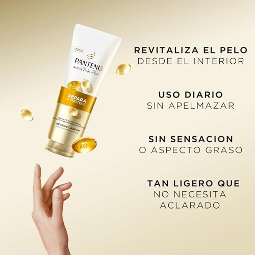 Pro-V Repara y Protege Acondicionador 6x160ml para Pelo Débil, Seco y Dañado. Acondicionador Ligero Diario, Aspecto No Graso. Active Nutri-Plex