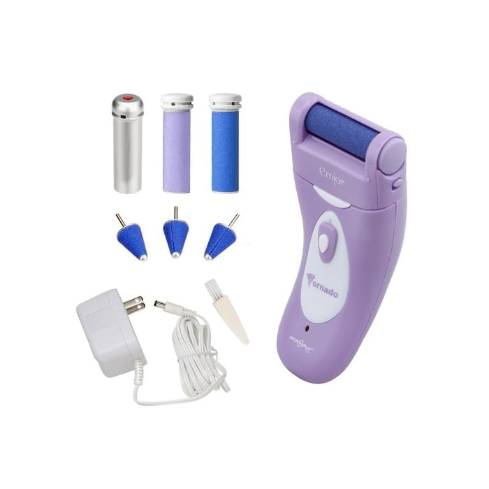 Emjoi Micro-Pedi Rechargeable Tornado Callus Remover (Navy/Indigo)