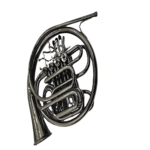 Double French Horn Key BFlat To F DoubleRow Split French Horn Instrument Surface Black Nickel