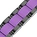 Greeninsync Compatible with Fit Bit Alta HR Band Stainless Steel, Special Pattern Replacement for Fit Bit Alta Bands Metal Adjustable Accessory Wristband Small/Large for Alta Fitness Tracker -Purple