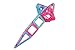 Magformers Inspire Princess 56 Pieces, Pink Purple Colors, Educational Magnetic Geometric Shapes Tiles Building STEM Toy Set Ages 3+