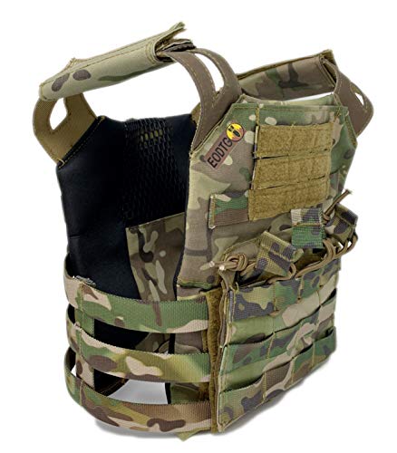 P3 Kids Adjustable Lightweight Combat Tactical Assault Molle Military Vest for Airsoft Paintball for Children