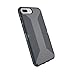 Speck Products Presidio Grip Case for iPhone 8 Plus (Also fits 7 Plus and 6S Plus/6 Plus), Graphite Grey/Charcoal Grey