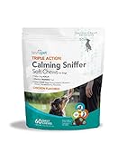 Dog Calming Treats - Contains Patented Pheromones, L Tryptophan, Thiamine and Niacin for a Relaxed & Calm Dog. Provides Dog Anxiety Relief, Reduces Stress, and Acts as a Dog Calming Aid.