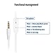 Amoner Earbuds, in Ear Headphones Wired Waterproof Sports Earphones, Stereo Sound Headphones Headsets with Built-in Mic for Phone 6/6s Plus/5s/SE, Galaxy, Android Smartphones, Tabletsthumb 1