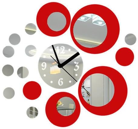 Furinho Bush - Large Luxury Wall Clock DIY 3D Mirror Art For LivingRoom Bedroom Wall Art DesignYRS 1415