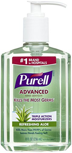 Purell Instant Hand Sanitizer with Aloe, 8 fl oz (236 ml)