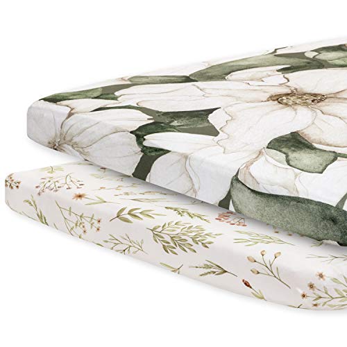 Pobibaby 2 Pack Premium Pack N Play Sheets Fitted for Standard Pack