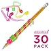 GRIPPULLS! 30 Pack Pen and Pencil Grip | Customizable Multiuse Pencil Grip | Ergonomic Writing Aid | Assorted Colors | Comfortable & Creative Writing Tool for Children, Adults or Special Needs