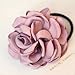LOVEF Jewelry Women Girl 6pcs（Mixed Color Cloth Rose Flower Design Ponytail Holders Hair Tie Assorted Rope Rubber Bands Accessories