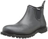 Bogs Men's Carson Short Waterproof Rubber Boot, Black