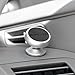 ICONFLANG Magnetic Car Holder Unique Magnetic Sitck Car Mount, Compatible with Most Case and Cell Phone – with 2 Metal Plates - Silver