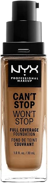 NYX Can't Stop Won't Stop Full Coverage Foundation Golden 30 ml