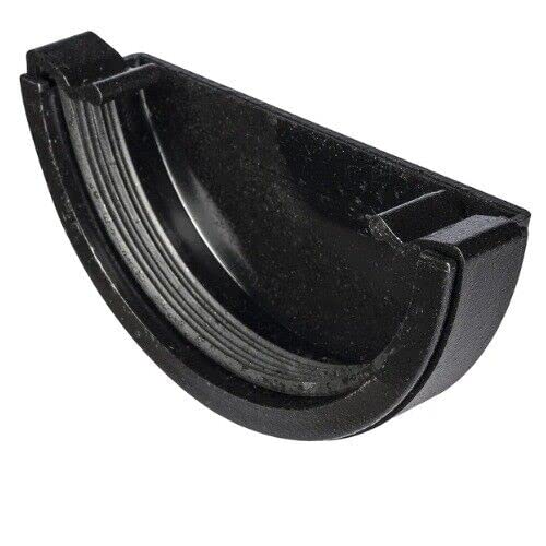 External Stopend for 112mm Half Round guttering System Downpipes Rainwater Fittings - EX004 x 1pc