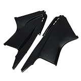 Beautyexpectly 2PCS Black Air Dust Cover Fairing Insert Part for Yamaha YZFR6 YZF R6 2003-2005 2004