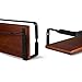 YASASHELF Floating Shelves Wall Mounted, Rustic Wood Wall Shelves for Bathroom, Kitchen, Living Room, Bedroom, Office etc. - Set of 2 Brown