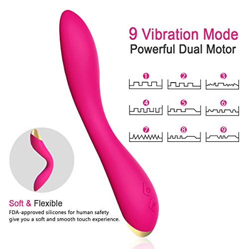 Wireless Waterproof Handheld Wand Massager Wireless Handheld Wand Massager, Relieve Physical Fatigue, Rechargeable Personal Massager004