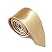 Mens Plain Color 100% Polyester Skinny Necktie Used for Business Formal Occasions Father's Day Gifts