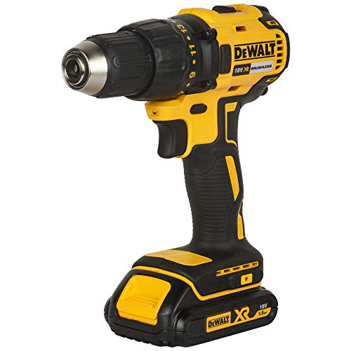 Dewalt Akku-Bohrschrauber (18V, 1.5 Ah, bürstenlos, mit Zwei-Gang-Vollmetallgetriebe, 15 Drehmomentstufen, inkl. zwei… – Bild 3