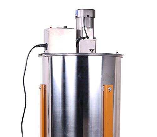 Three 3 Frames Stainless Steel Electronic High Speed Bee Honey Extractor Honeycomb Drum Beekeeping (3 Frame)