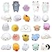 NEW: Squishies 15 pcs random pack [EXTRA Squishy] Super Cute Moshi Kawaii Animals: Seal, Panda, Kitty Cats and More All in One Cheap Package – Silly DIY fun toys for Girls and Boys