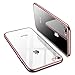 TORRAS Crystal Clear iPhone 8 Case/iPhone 7 Case, [Upgraded] Soft TPU with Stylish Edge Slim Thin Silicone Phone Cover Case for iPhone 7/8(4.7 inch), Rose Gold