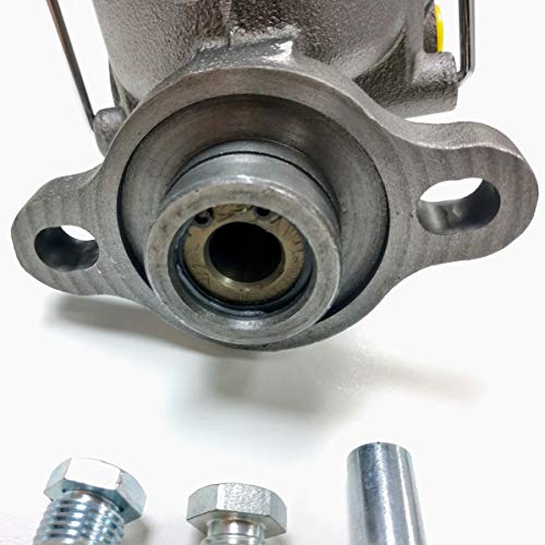 Natural Cast Iron Master Cylinder 1 Deep Bore Dual Bail Top 4 Ports 2-9/16 2-1/2 for GM Vehicles - Thumbnail 5