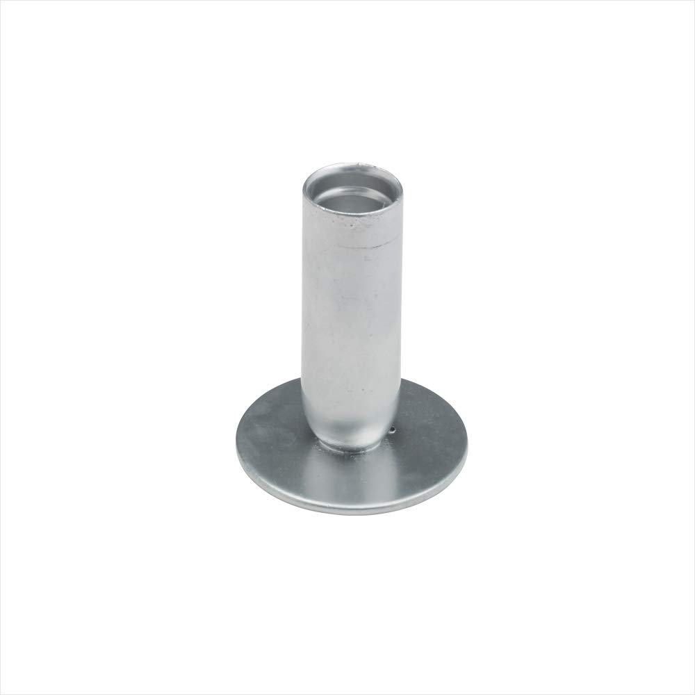 NKlaus 2x candle holder 8,5 high candle holder chrome - optics christening candle holder for table candles up to Ø 2cm stick candles wedding decoration 2865