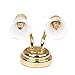 MagiDeal 1:12 Dollhouse Miniature Double Head Wall Lamp LED Light