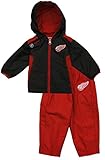 Detroit Red Wings NHL Baby and Little Boys Zip Up Jacket and Pant Set - Black / Red