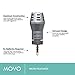 Movo MA200 3.5mm External Smartphone Microphone with Lightning Dongle Clip to Mount Mini Microphone for iPhone 7, 7 Plus, 8, X, XS, XS Max, 11, 11 Pro and Other iOS Devices (Grey)