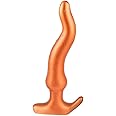FST Long Butt Plug Ultra Soft Liquid Silicone Sinuous Anal Plug Anus Dilator for Beginner Advanced Men Women (M)