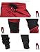 Men's Casual Fleece Jogger Shorts Active Elastic Urban Biker Pants VW4000 (Small, VW5018)