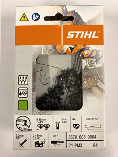 STIHL Oilomatic 71PM3-64 12" Saw Chain 3670-005-0064