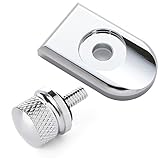 Amazicha Chrome Stainless Seat Bolt Screw Cover Kit for Harley Davidson Sportster DYNA Softail Touring Models 1996-2020