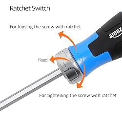 Amazon Basics 12 Piece Ratcheting Magnetic