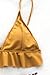 CUPSHE Women's Two Piece Ruffle V Neck Bikini Set