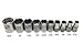 Craftsman Laser Etched Easy Read 10 Piece 1/4" Drive Standard SAE 12 Point Shallow Socket Set primary