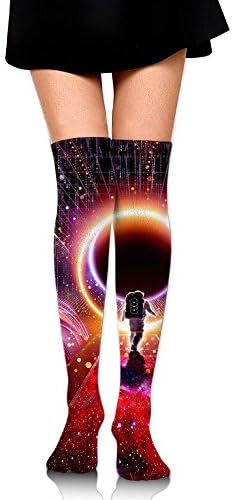 Pilot Fly Mars Unisex Stockings 25.59" Long Hose Knee Fashion High Sock For Mens Womens